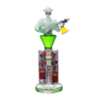 Medieval Warrior Collector Glass Piece