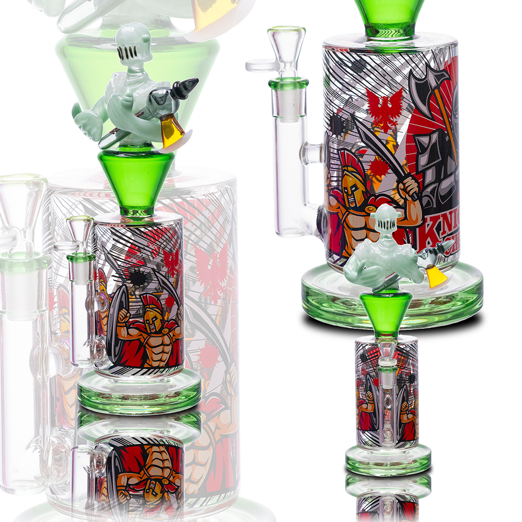 Medieval Warrior Collector Glass Piece