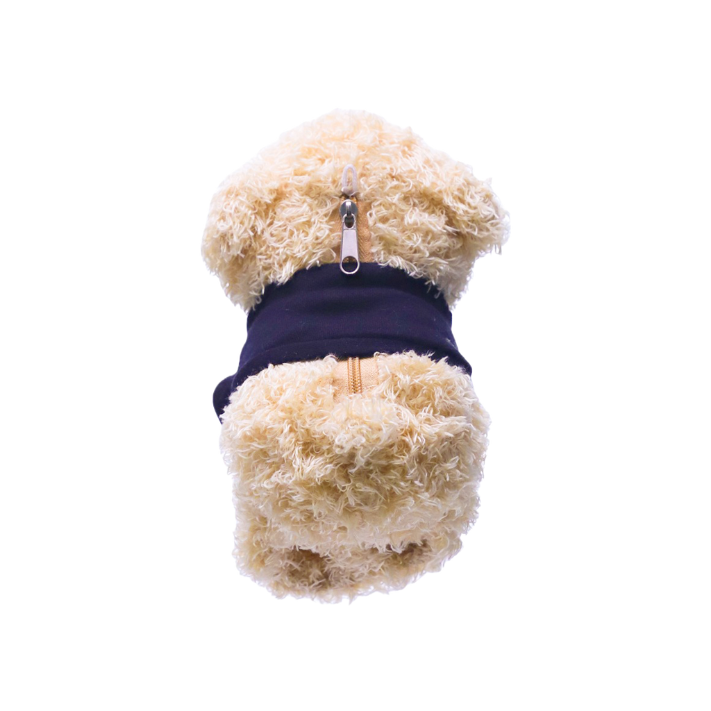 Cuddly bear pouch that hugs accessories