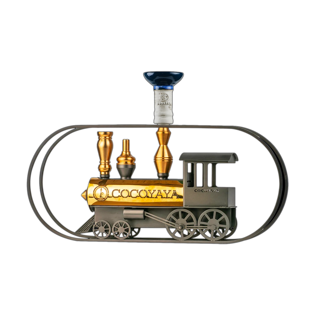 COCOYAYA EXPRESS TRAIN HOOKAH GOLDEN