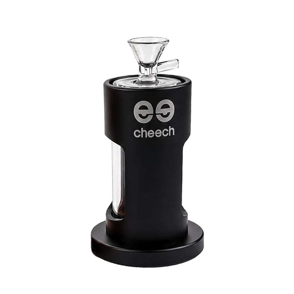 Sleek Metal Glass Bubbler