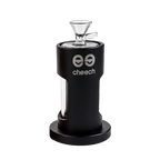 Sleek Metal Glass Bubbler