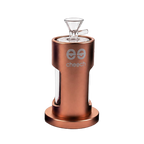 Sleek Metal Glass Bubbler