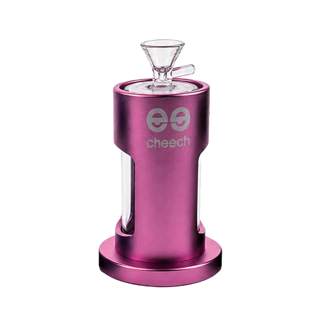 Sleek Metal Glass Bubbler