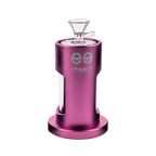 Sleek Metal Glass Bubbler