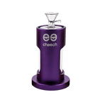 Sleek Metal Glass Bubbler