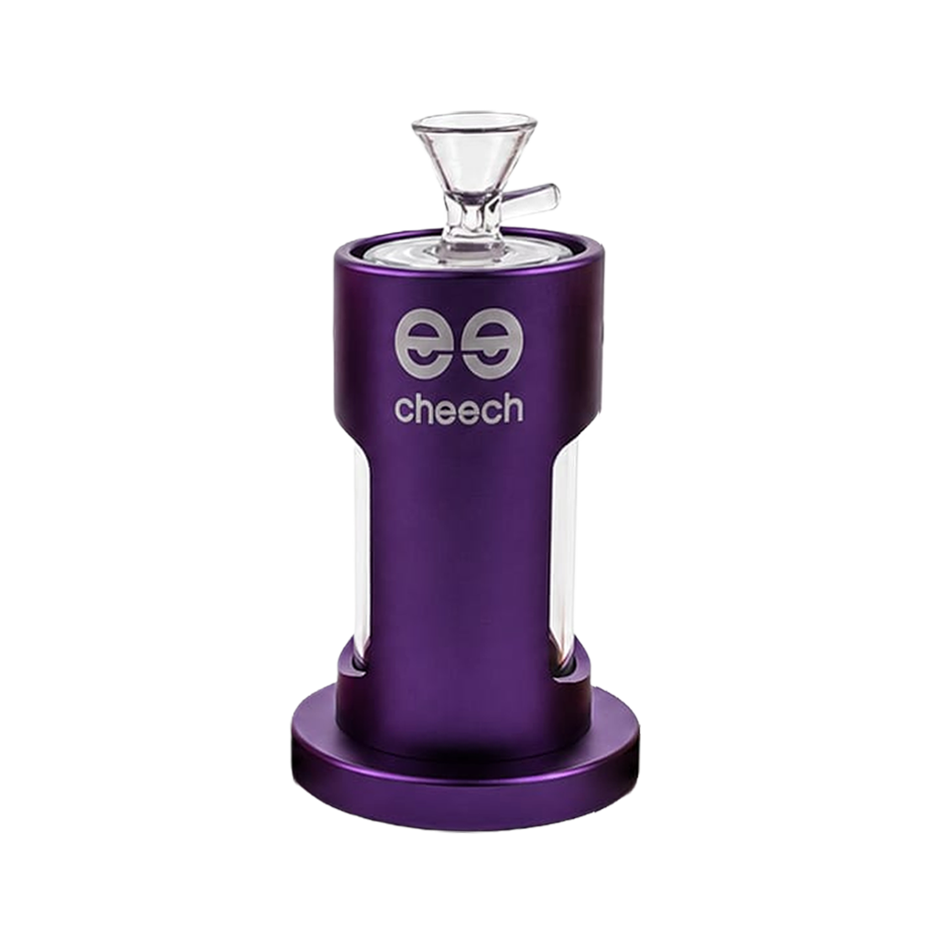 Sleek Metal Glass Bubbler
