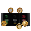 4PC QUICK RELEASE CHEECH LOGO GRINDER WITH ASH TRAY