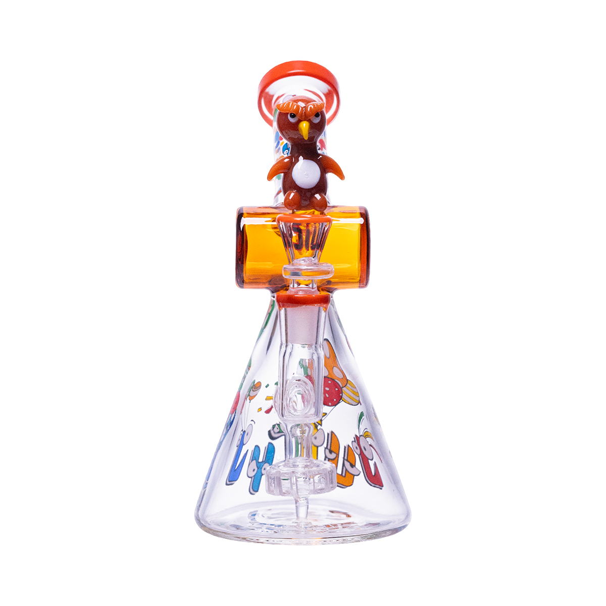 BIRD RUNS A GLASS SPACESHIP