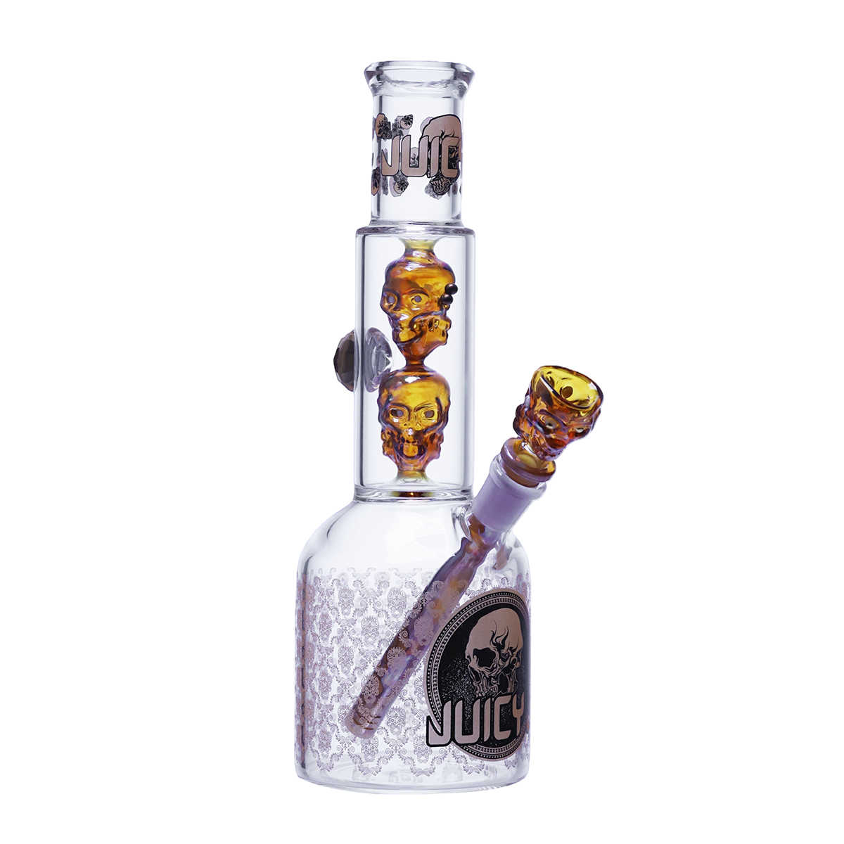 Golden Skull Stacked Beaker