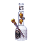 Golden Skull Stacked Beaker