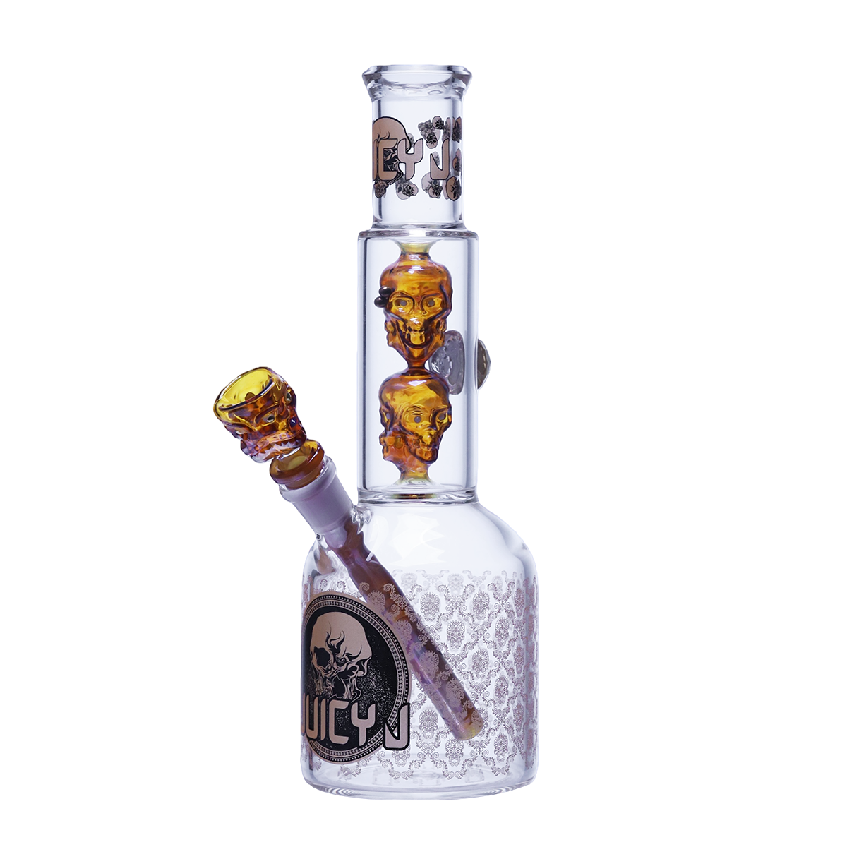Golden Skull Stacked Beaker