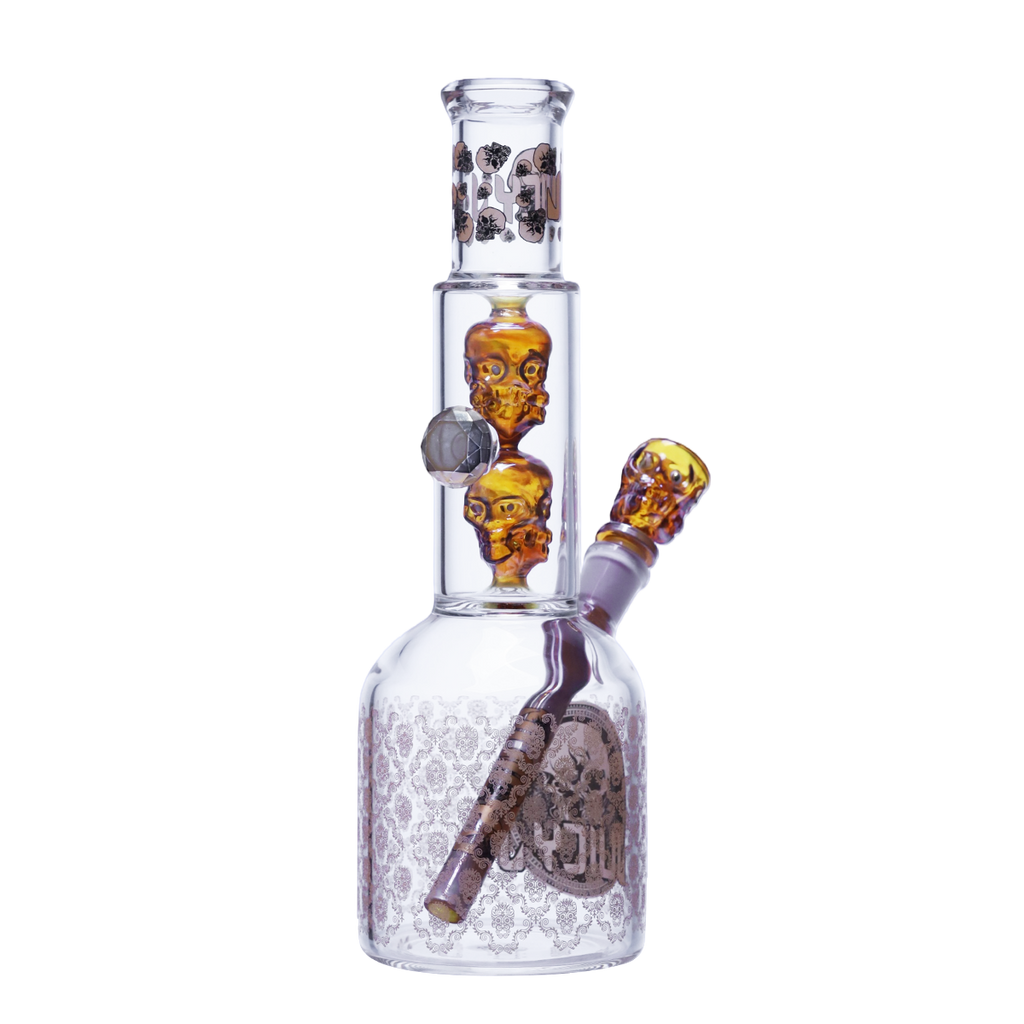 Golden Skull Stacked Beaker