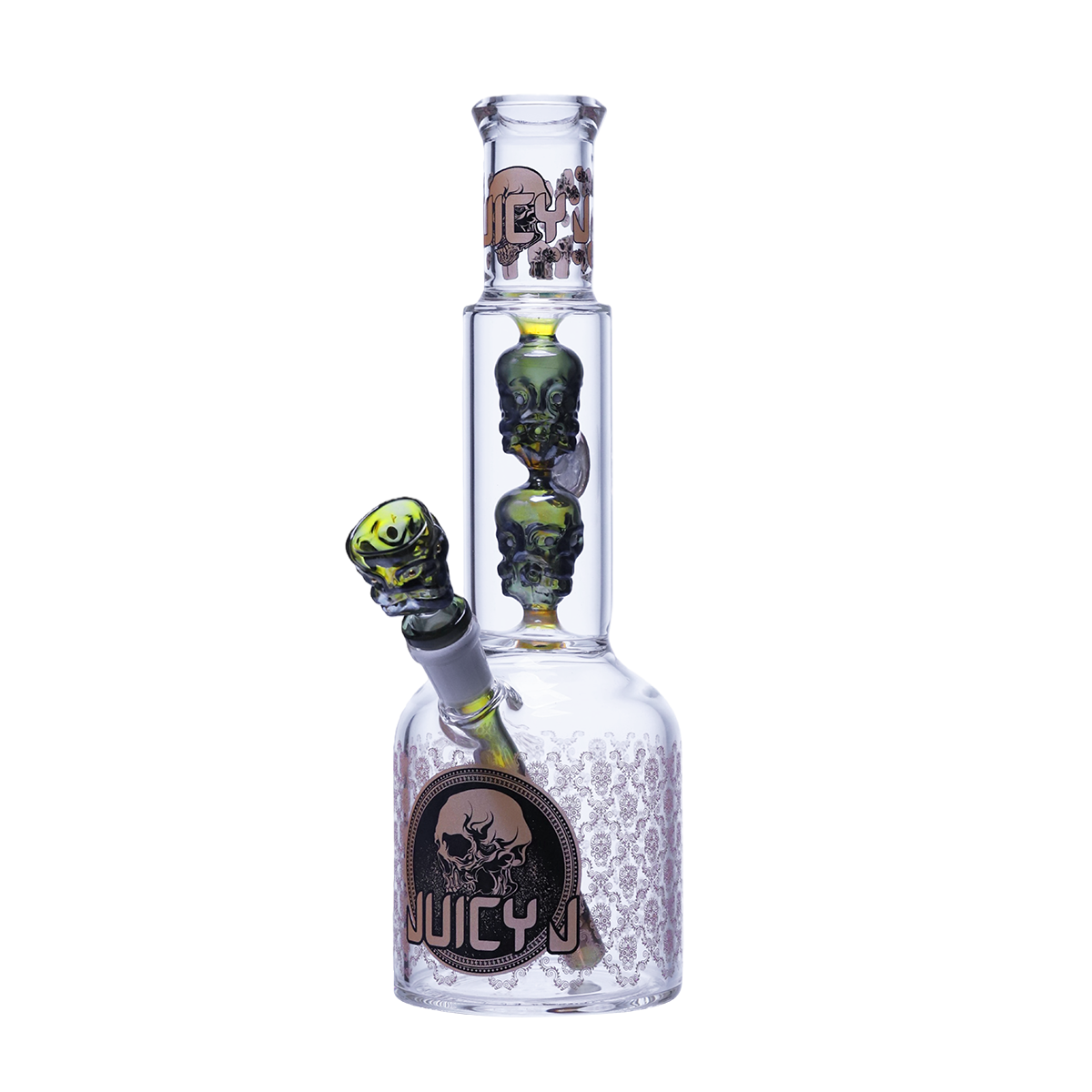 Golden Skull Stacked Beaker