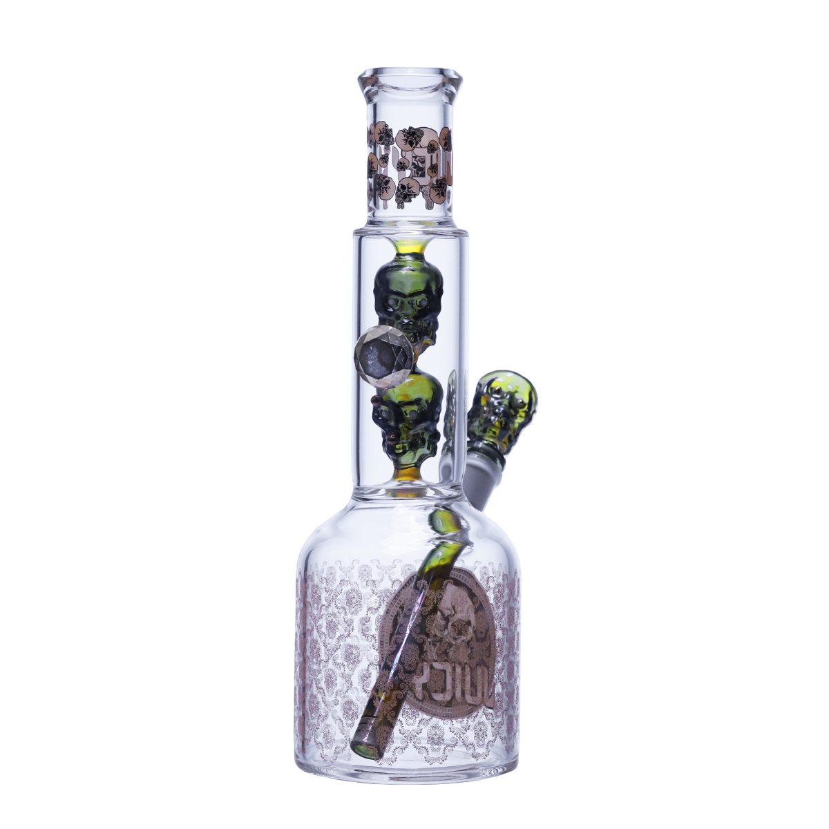 Golden Skull Stacked Beaker