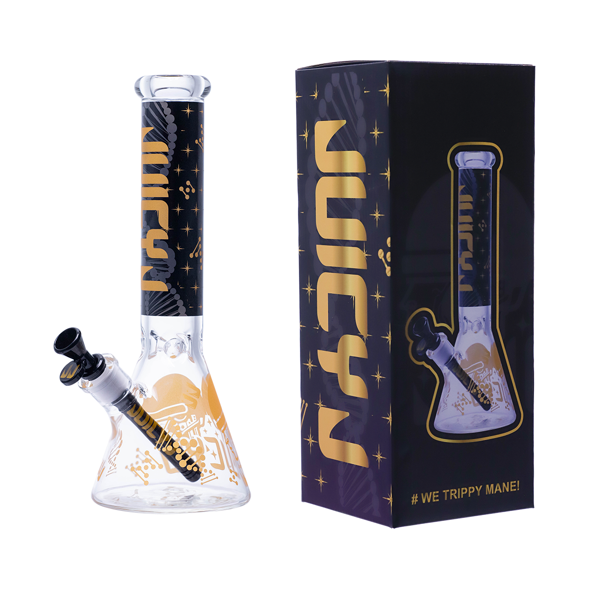 Golden beaker, trippy vibes only