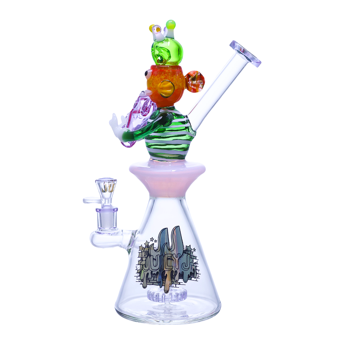 Alien vibin' with space lettuce!