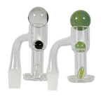 Colorful marble-set quartz bangers