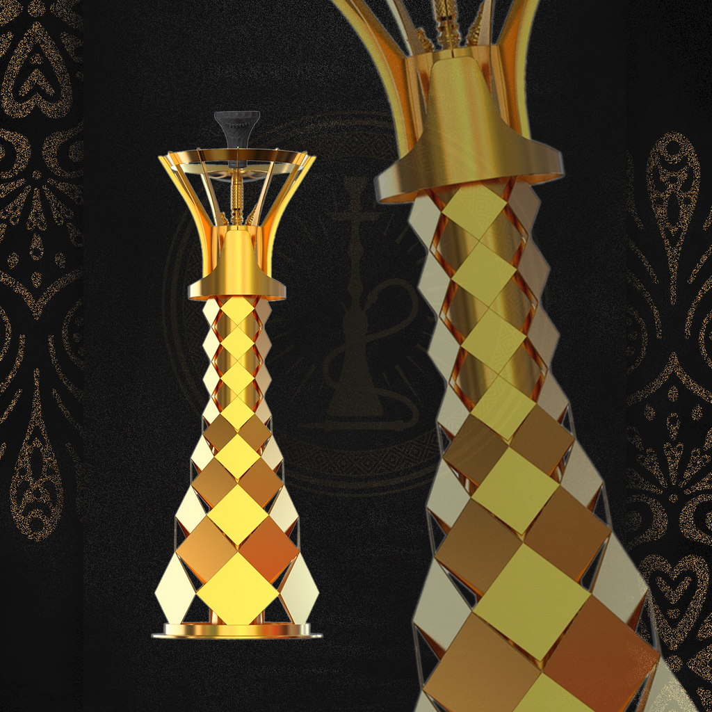 COCOYAYA CASSINI HOOKAH GOLD