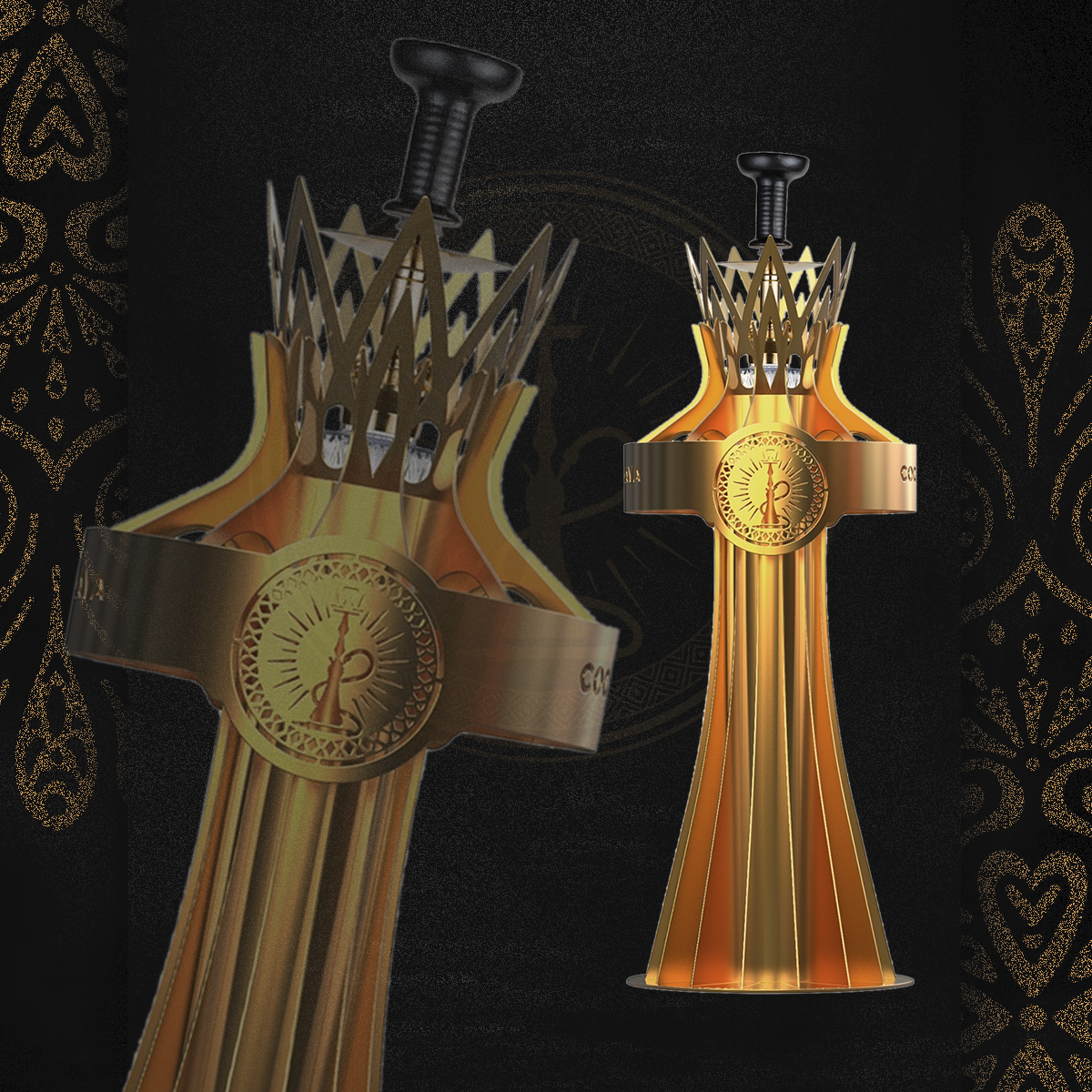 Gemini Hookah - Golden